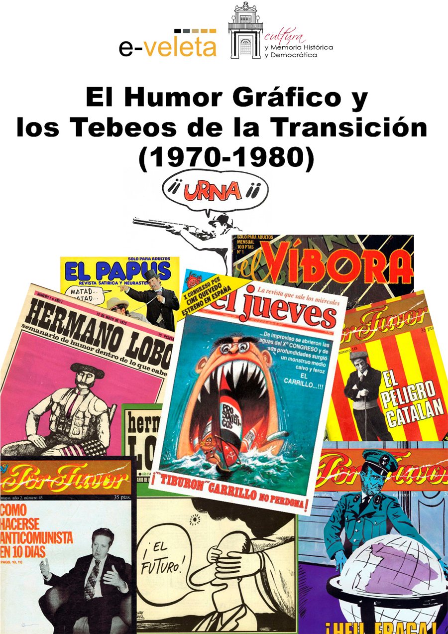 Cartel de la exposición El humor gráfico y los tebeos de la Transición