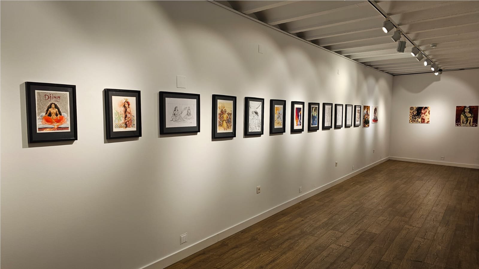 Exposición de originales de Ana Miralles en la Corrala de Santiago en 2025
